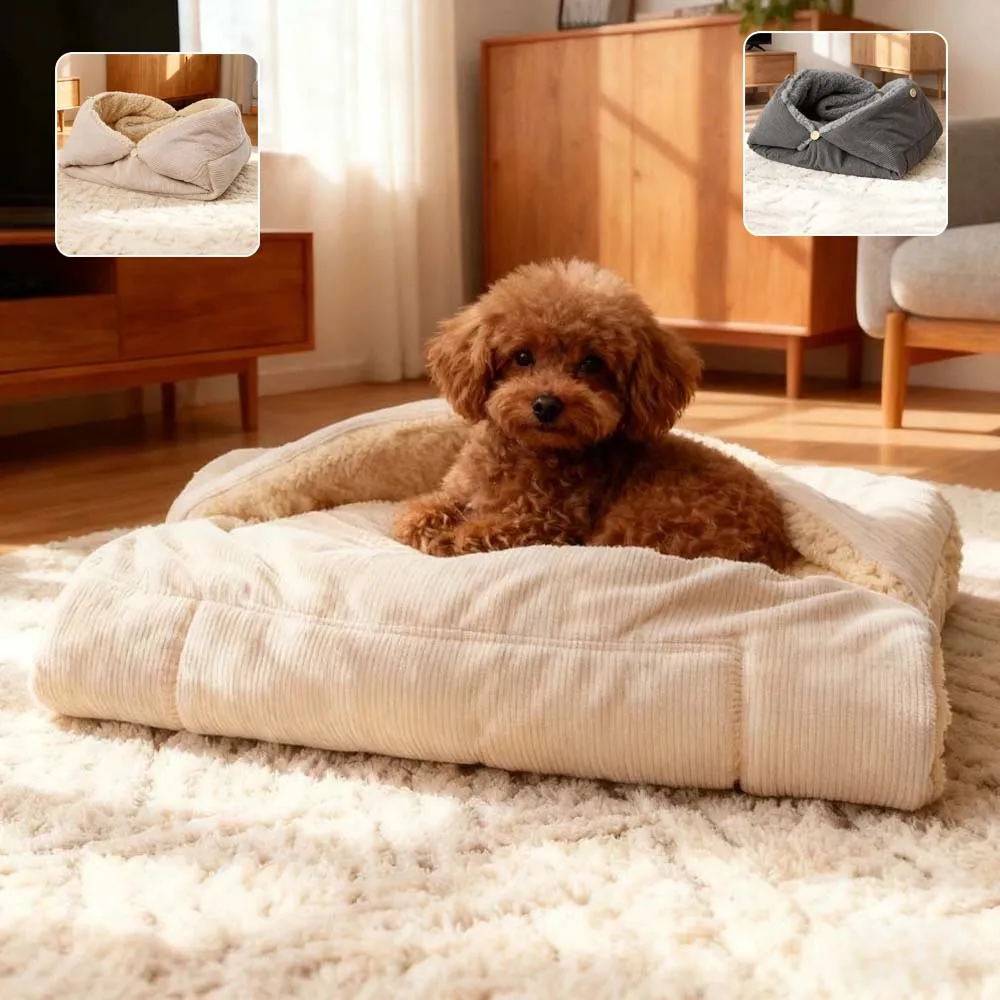 

1PC Winter Warm Pet Nest Cat Nest Sleeping Bag Cushion Small Dog Bed Foldable Cave Pet Products for Kitten Puppy Cama Para Gatos