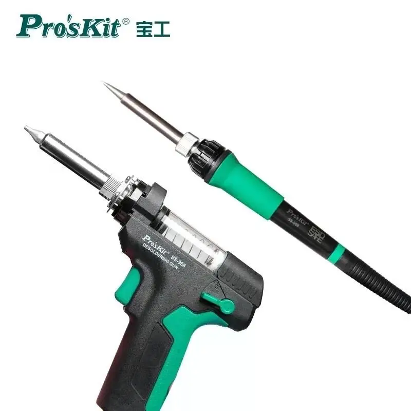 Pro'sKit SS-331H Update Version SS-988H 6 IN 1 Multifunktions-Lötkolben/Entlötstation Entlötpumpe Rauchabsorbierend
