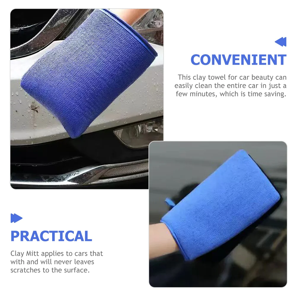 منشفة الطين قابل للغسل تنظيف السيارات القماش خالية من الخدش مزيل الملوثات قابلة لإعادة الاستخدام ستوكات غسل ميت للسيارات #4