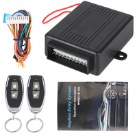 Car Door Window Truck Master Lifter Remote Control Central Door Lock Unlock 12V With 2 Controller Universal Car Keyless System