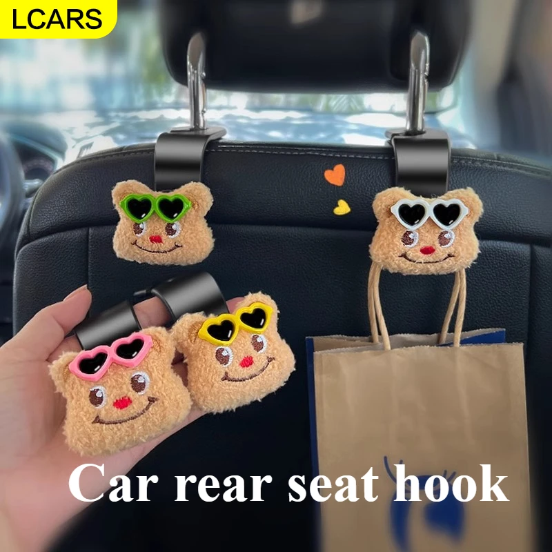 

Lcars-Car Seat Headrest Hook, Cute Car Hook, Car Storage Hook, Can Be Used to Hang Umbrellas, Bags, Etc., Universal Accessories