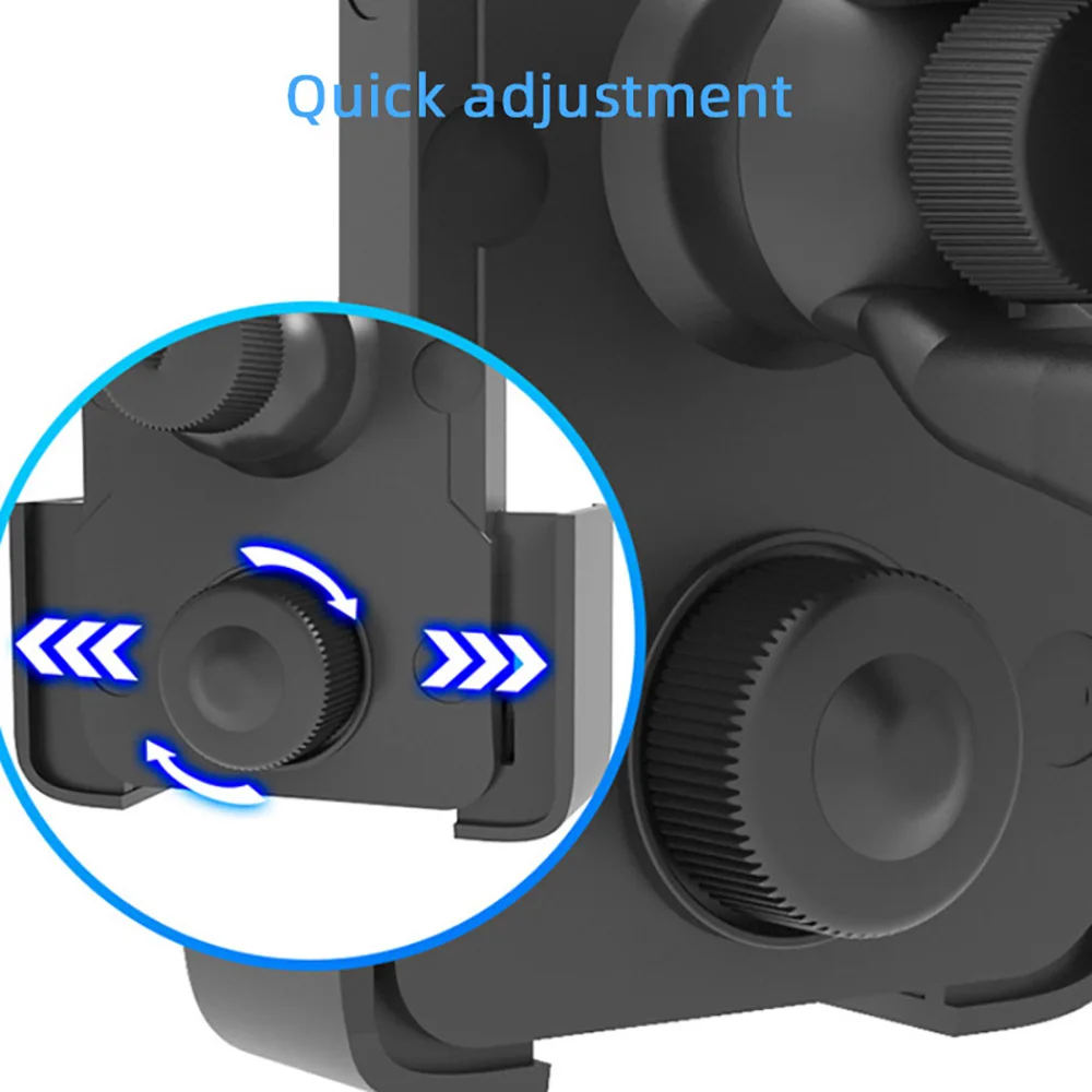 Support de téléphone portable de moto guidon support de téléphone de vélo support de téléphone vtt antidérapant support de téléphone portable rotatif à 360 °