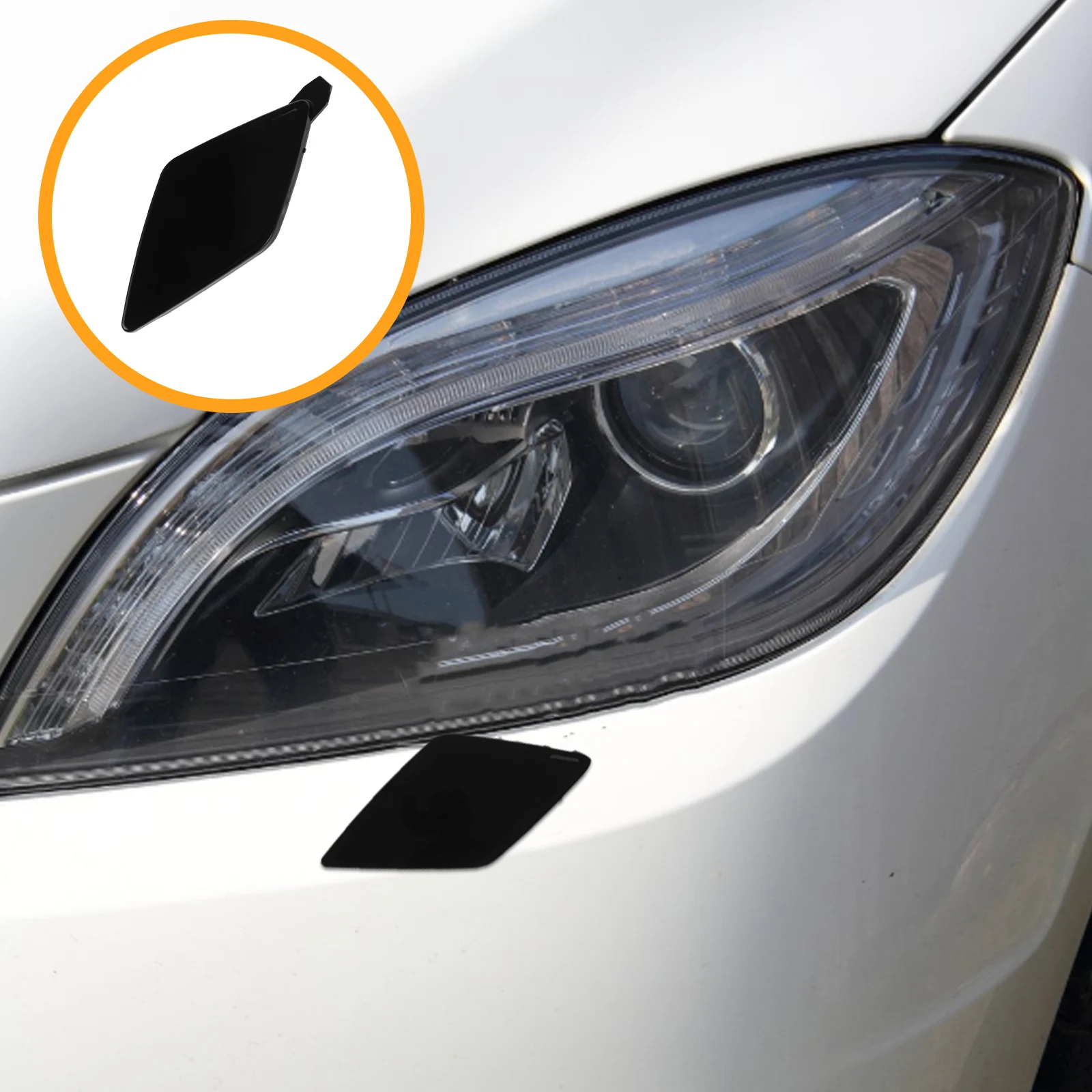 

Abs 18-21 Front Bumper Tow Hook Cover Practical Easy Installation Elegant