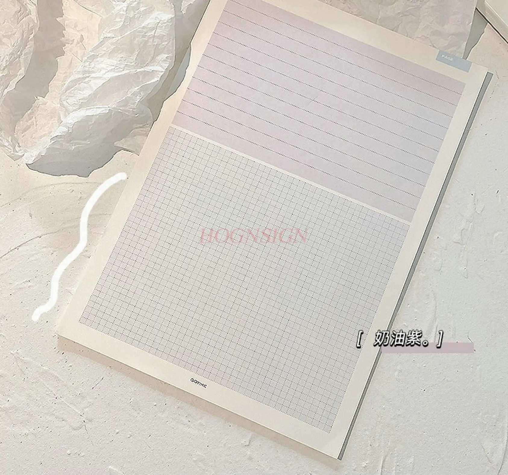 1book Minimally designed notebook, student notebook, cute notebook, photo paper notebook, non stick sticky notebook