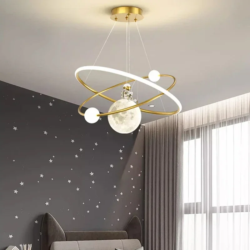 

Modern Minimalist LED Pendant Light Suitable for Living Room Bedroom Dining Table Kitchen Island Indoor Glossy Lighting Design