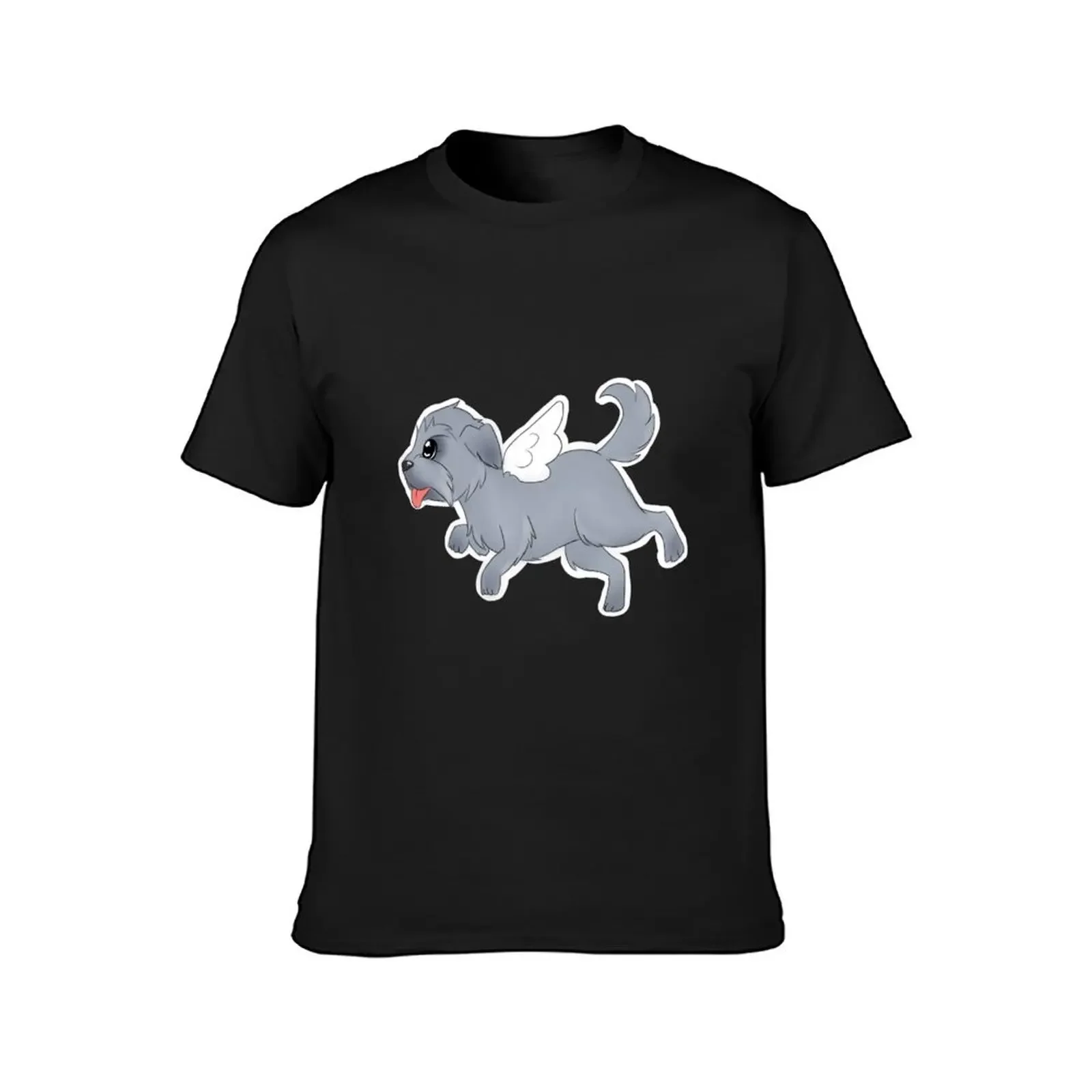 Winged pupper b T-Shirt plus sizes designer shirts summer clothes T-shirt men