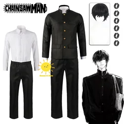 Anime Yoshida Hirofumi Cosplay Chainsaw Man Cosplay Costumes Yoshida Hirofumi School Uniform Wig Halloween Party Cos Adult Men