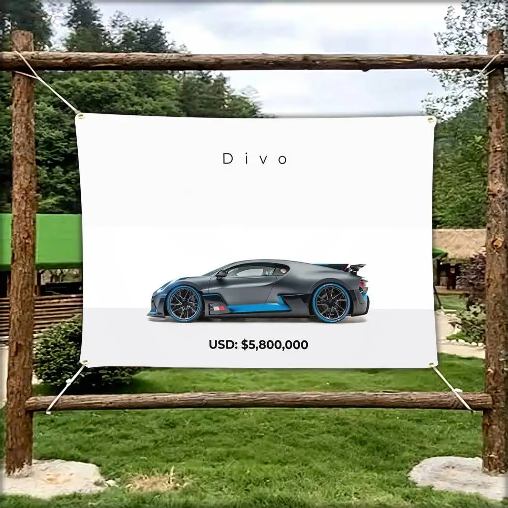 Supre BUG-C-Chiron Divo Series Flag Tapestry Banner for Bedroom Living Room Outdoor Camping Custom
