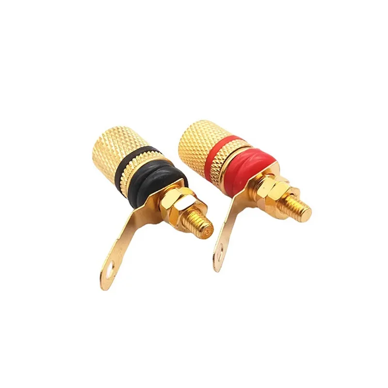 4/8/16pcs 4mm Banana Plug Socket Gold Plated Amplifier Speaker Terminal Binding Post Connector Suitable for 4mm Banana Plugs - Image 6