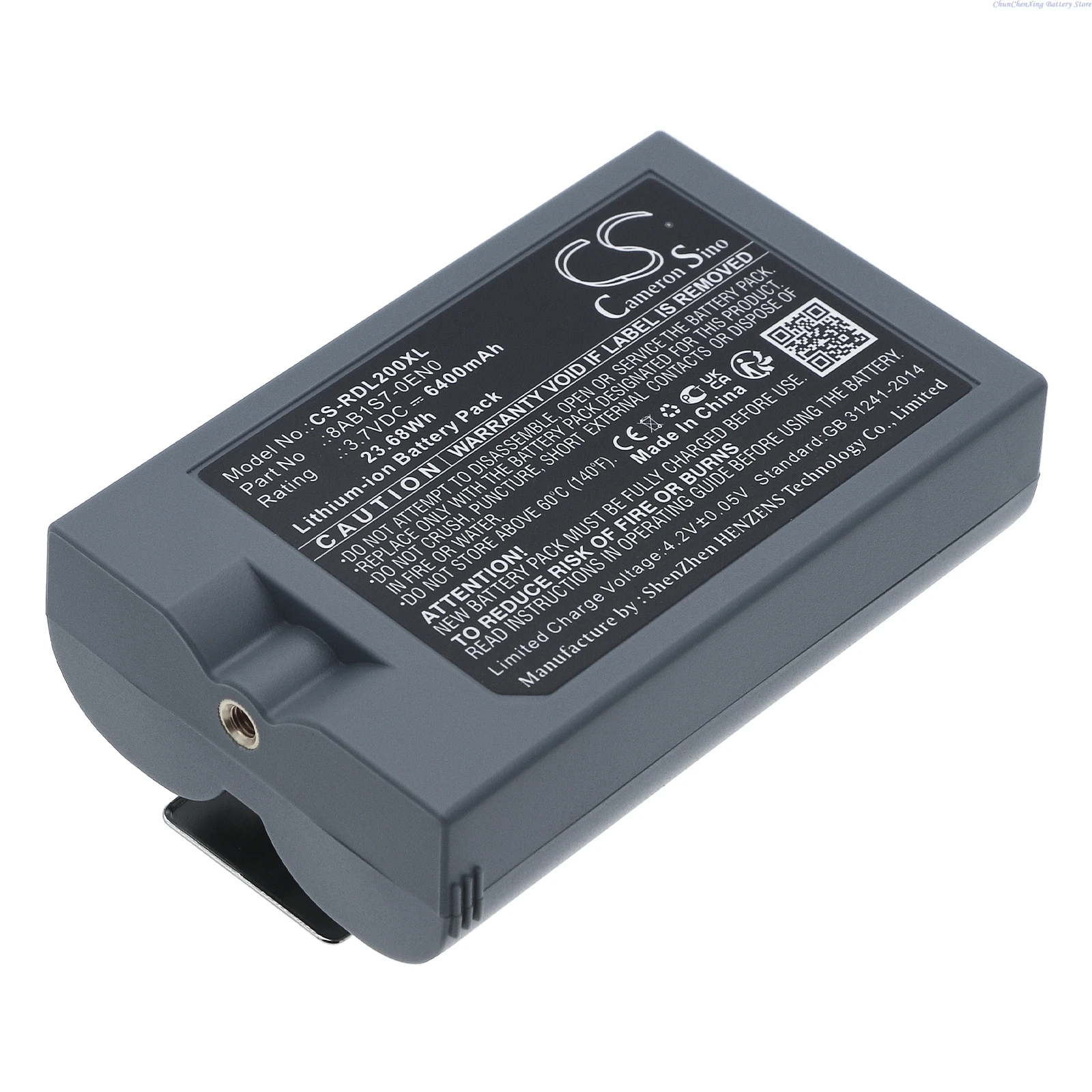 3.7V 5200mAh/6400mAh Replacement Home Security Camera Battery for Ring Video Doorbell 2/3/4 3 Plus Stick Up Cam Peephole 3 PlusX view 6