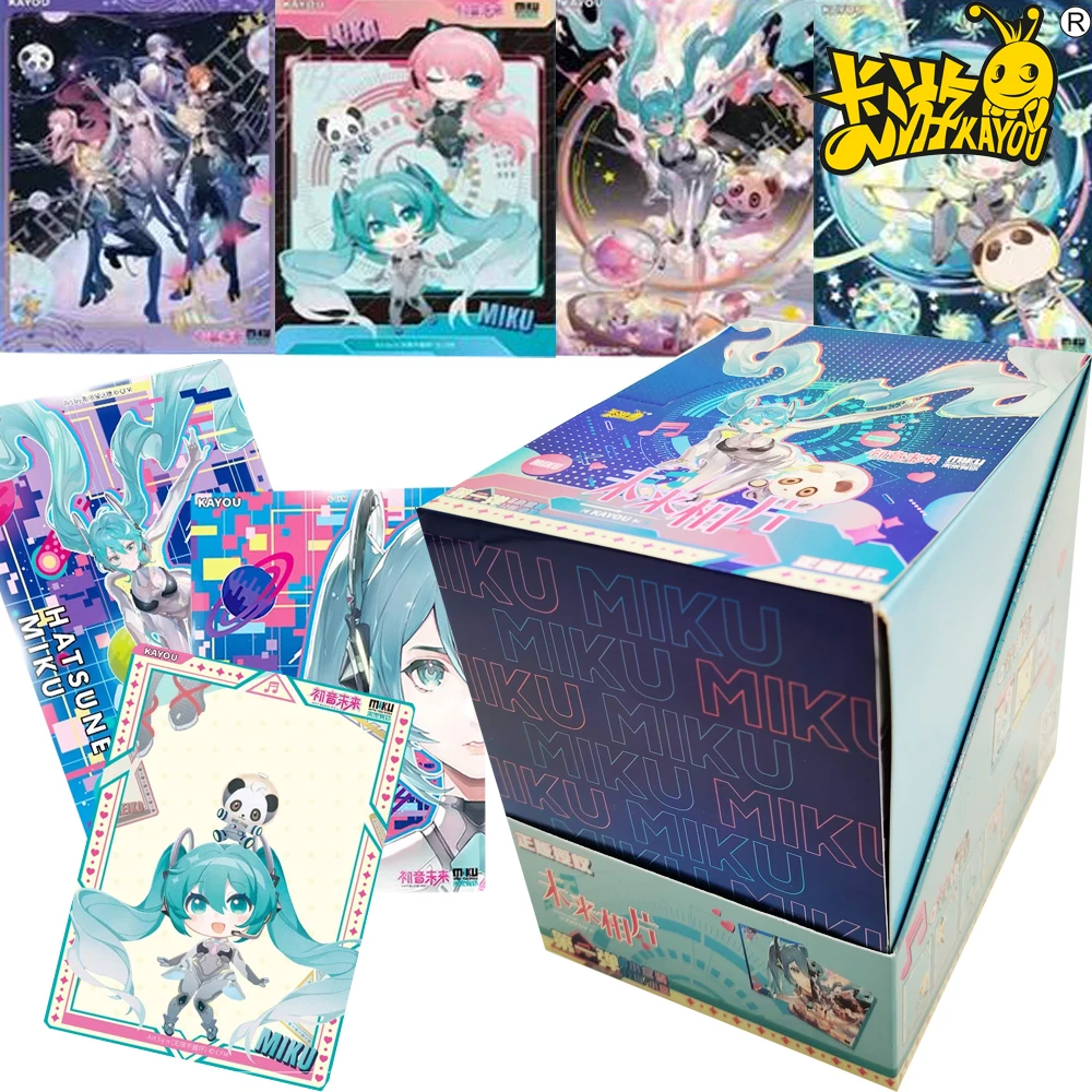 KAYOU Original Hatsune Miku Collection Cards Japanese Virtual Idol Concert Vivid and Shining Star Photo Cards Fans Hobbies Gifts