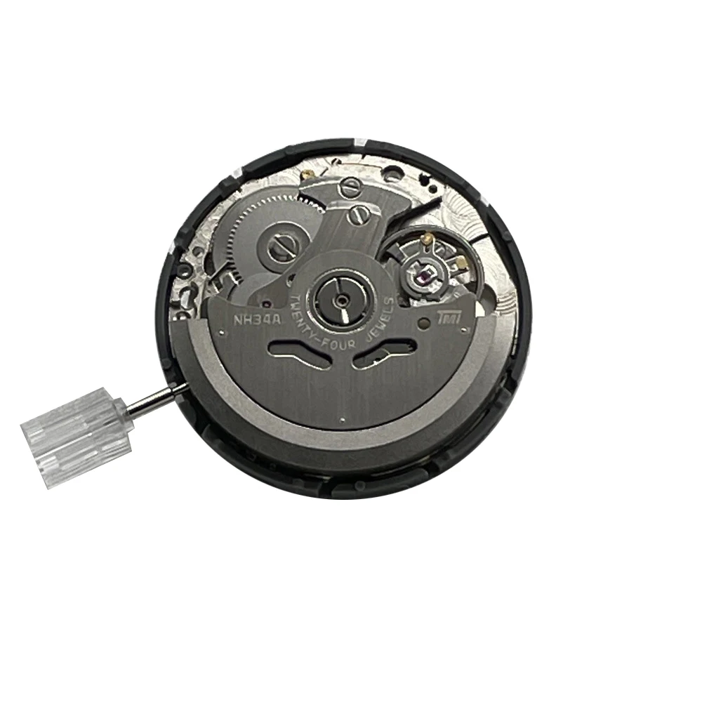 Corgeut-اليابان الأصلية 24 جواهر ، NH34 4R34 ، 4 أيدي ، تاريخ GMT ، حركة ميكانيكية أوتوماتيكية ، ملحقات لف عالية الدقة