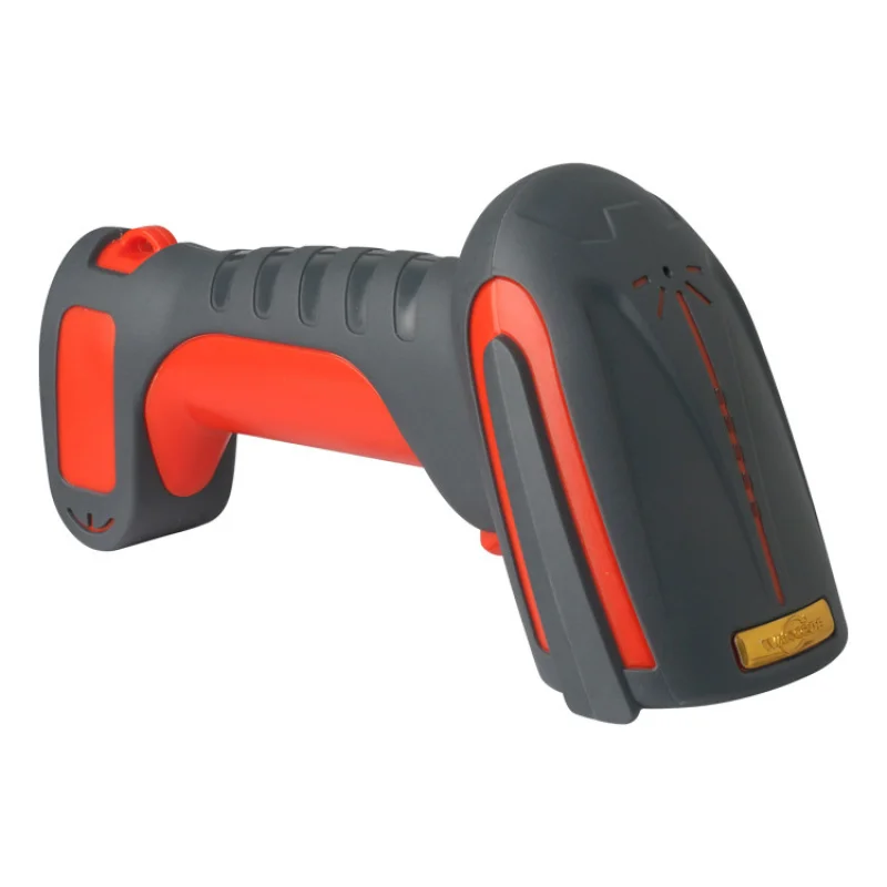 Industrial Wireless QR Code Scanner Waterproof Long Distance High Precision Gun for DPM Vehicle Management and Office
