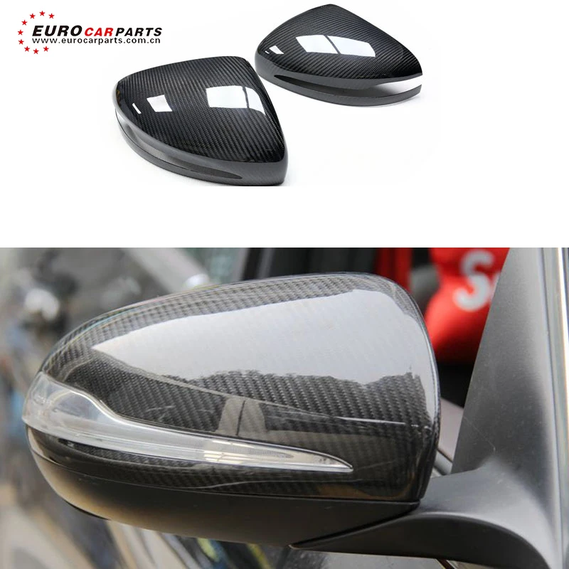 S-class W222 W205 S class side mirror covers LHD and RHD B style 2014~2020y dry carbon fiber material rear mirror covers