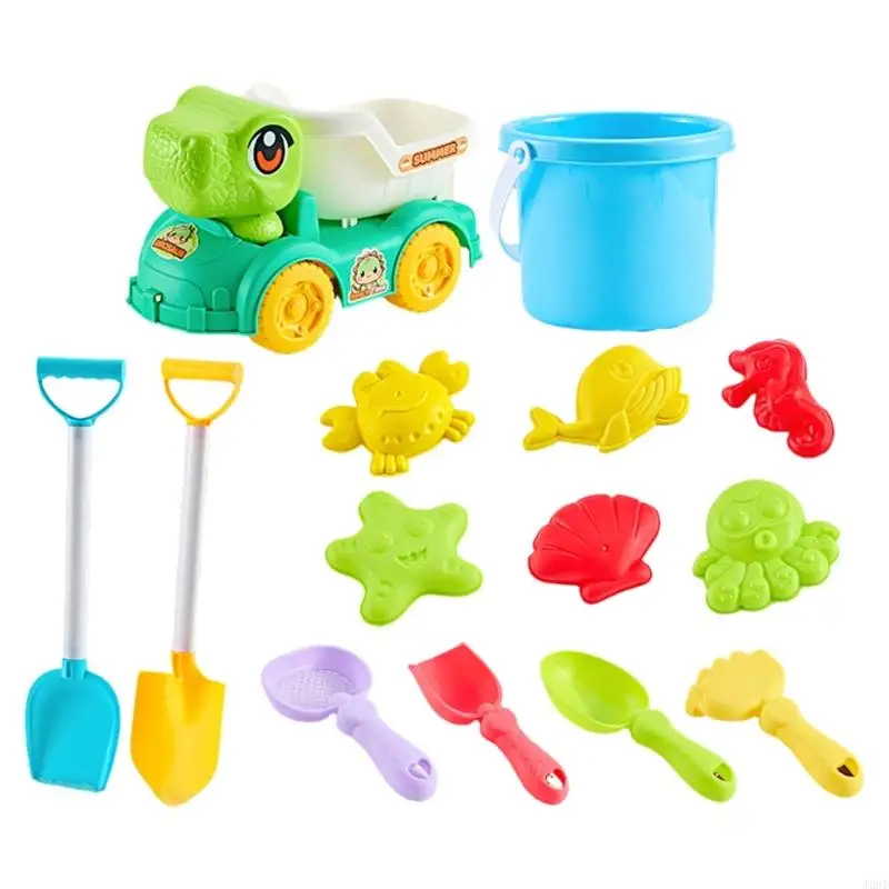 J2HD Pack of 10 Kids Water Play Toy Colorful Sand Beach Tools Outdoor Summer Activity Set