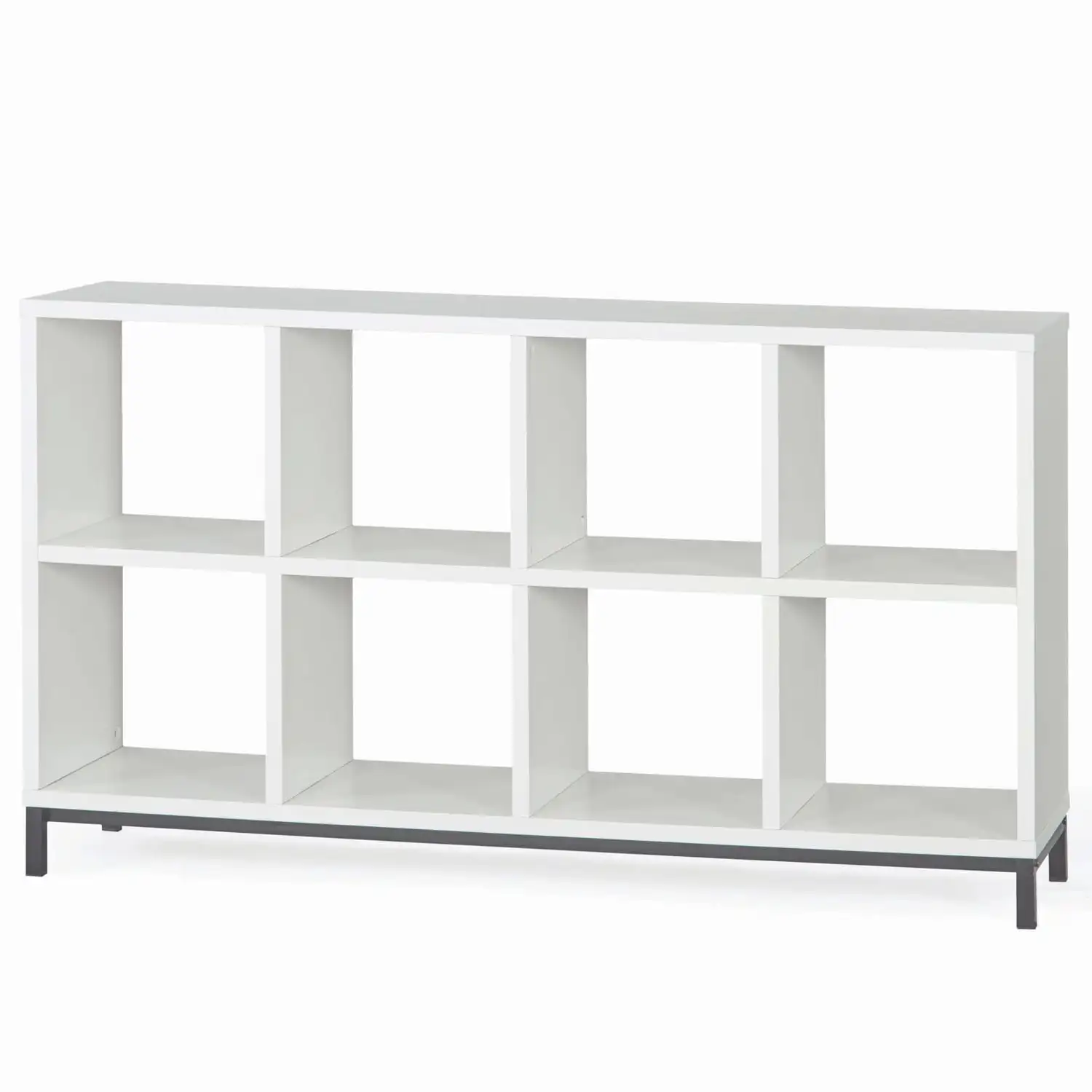 

8-Cube Organizer with Metal Base, White