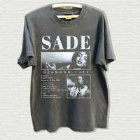 Vintage 90's Sade Adult T-shirt Sade Rap Hip Hop 90 Unisex T-shirt S-3XL Graphic Short Sleeve T-shirt Men Women Summer Print Top