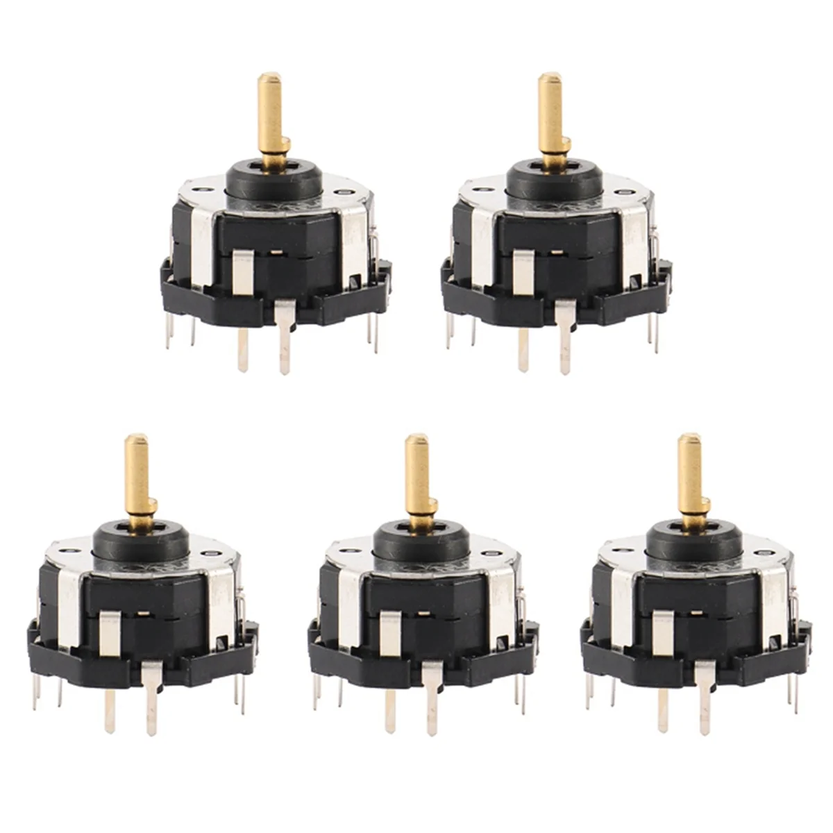 RKJXT1F42001 4-Way Switch Car Navigation Encoder Key Rocker Switch with Push Switch Encoder 5pcs