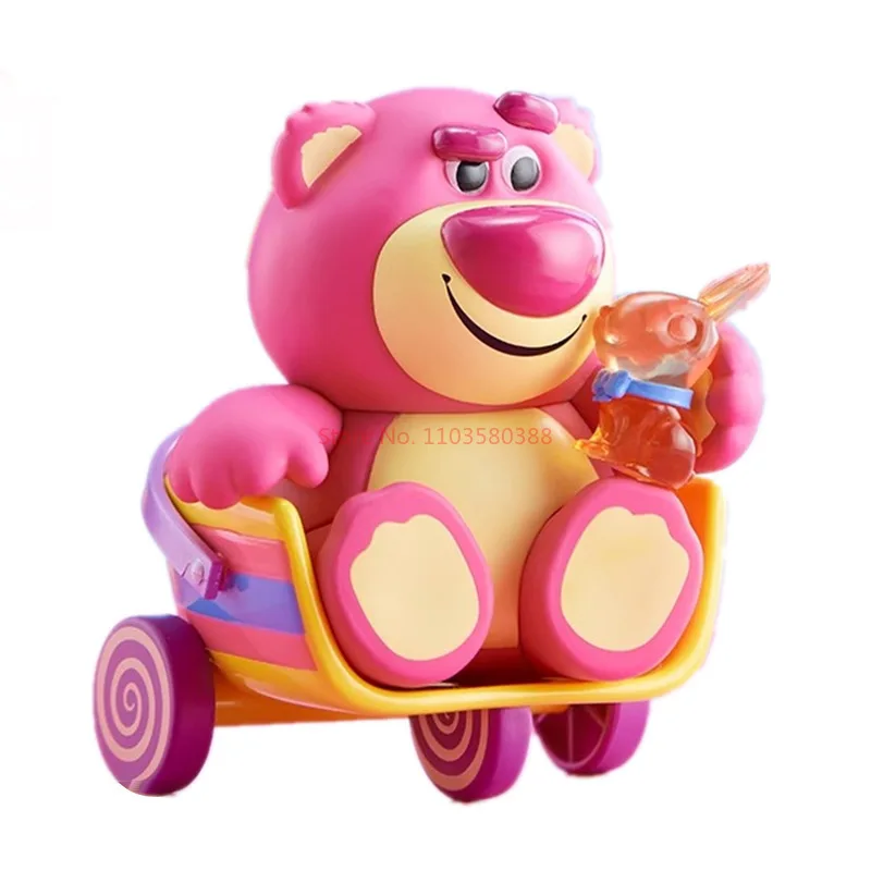 Kawaii Disney Lotso pudełko z niespodzianką Miniso Toy Story pudełko z niespodzianką tajemnicze pudełko ręcznie robione kolekcje zabawek i ozdoby prezenty dla dziewczynek