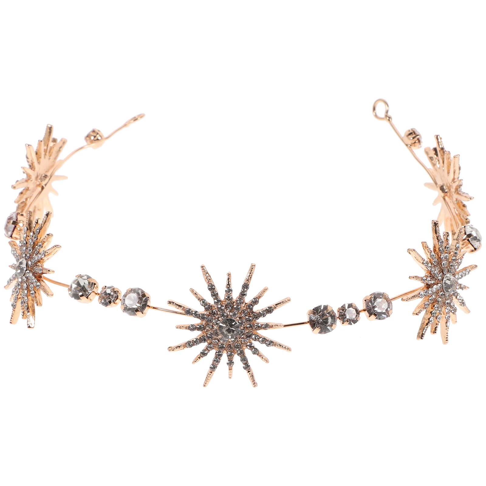 Cinturón de boda con diamantes de imitación, accesorios nupciales, cierre de aleación de Zinc dorado para vestido, falda, fiesta, banquete, decorativo