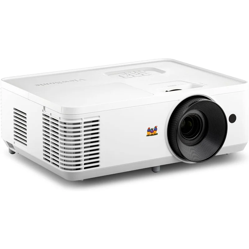 

Lumens High Brightness Projector with 1.1x Optical Zoom, USB, and inputs for Home and Office