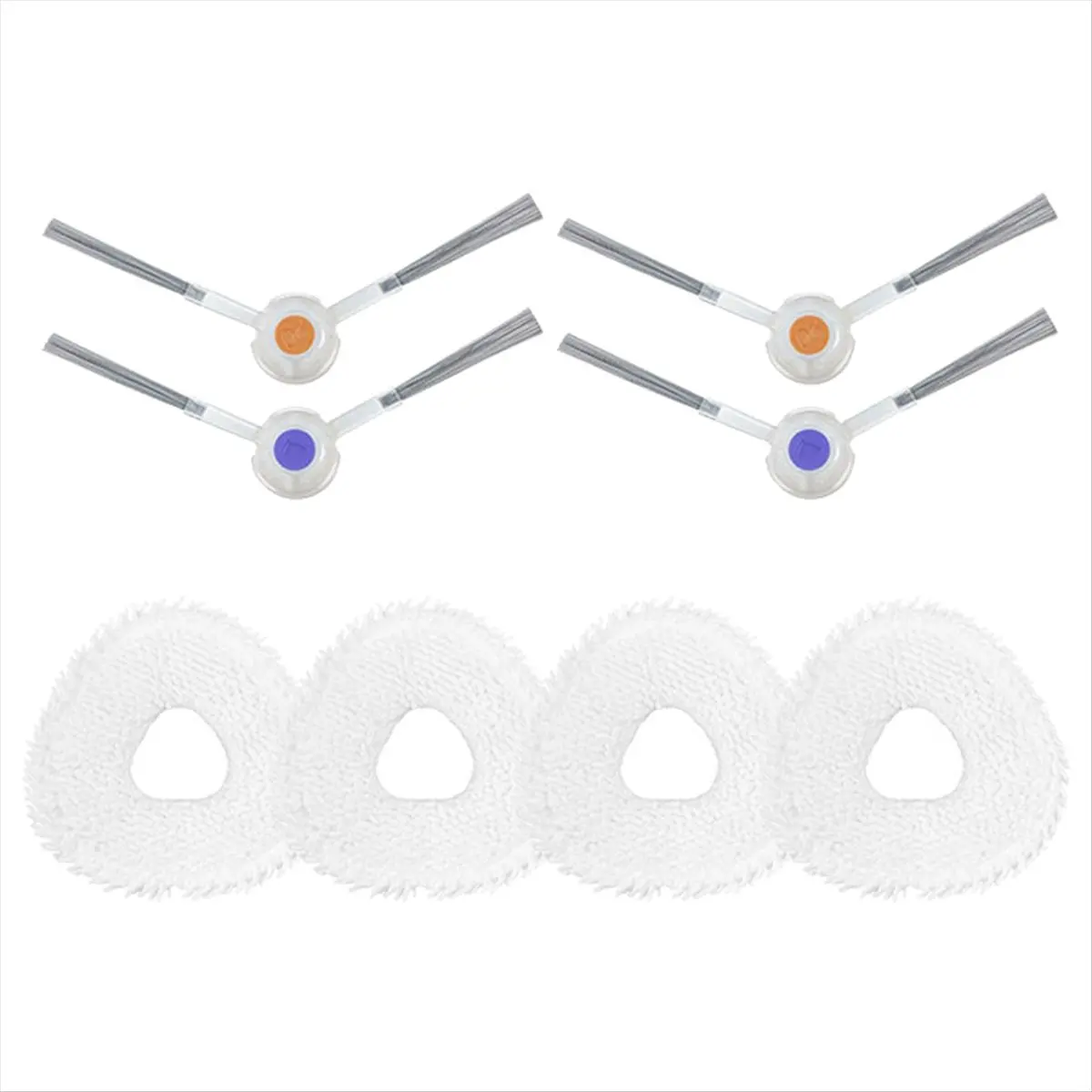 2026 + 8 قطعة ل J4 الجانب فرشاة ممسحة الملابس خرقة المتكاملة روبوت مكانس اكسسوارات قطع الغيار استبدال