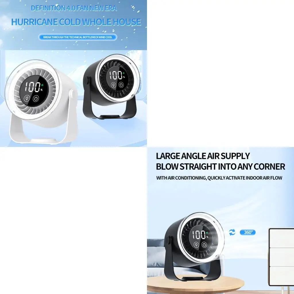 

Настольный USB-вентилятор Маленький, тихий, мощный, 9-скоростной мини-портативный настольный настольный вентилятор