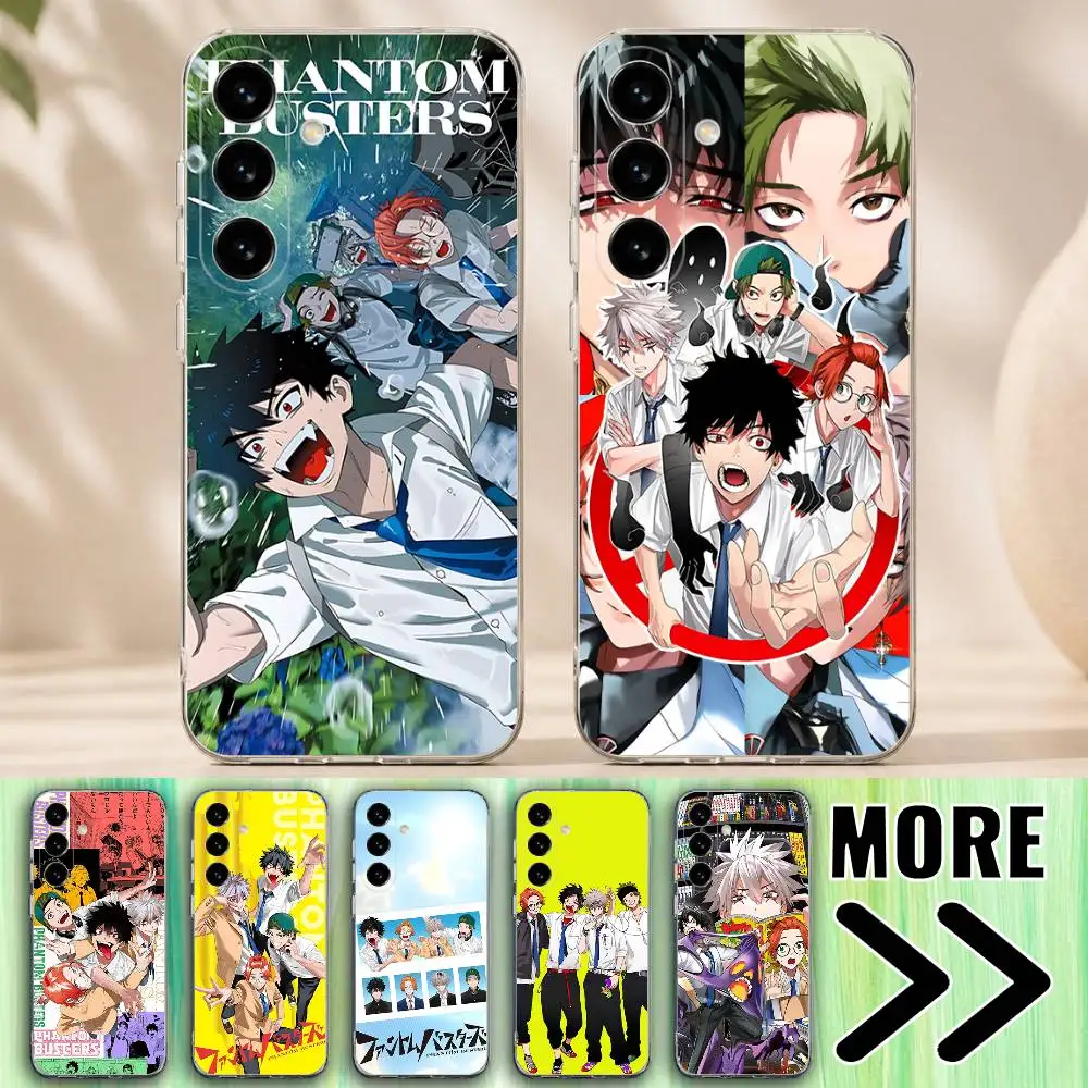 P-Phantom B-Busters Phone Case for Samsung Galaxy A71 70 52 51 A40 31 30 A21S 12 10 Transparent Protector