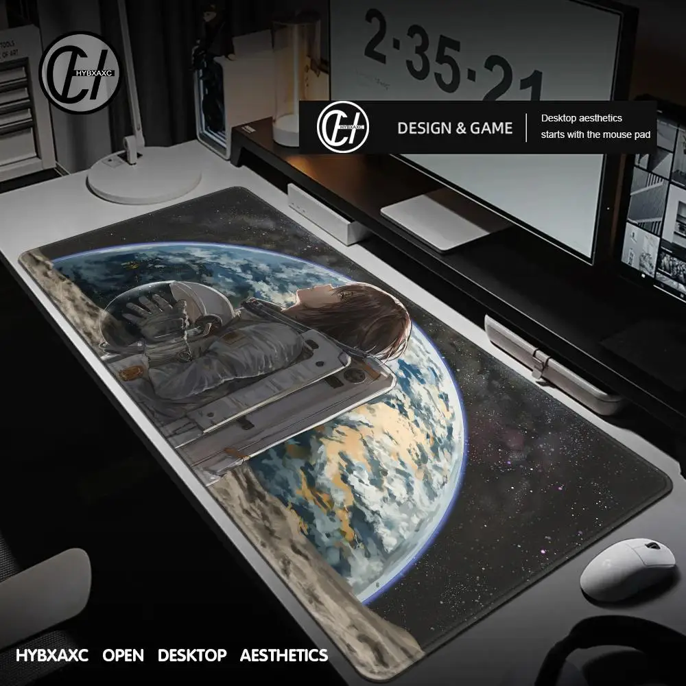

Large Non-Slip Rubber Mouse Pad Astronaut Gamer Keyboard Pad Computer Accessories Laptop Office Mouse Mat Desk Mat Pads