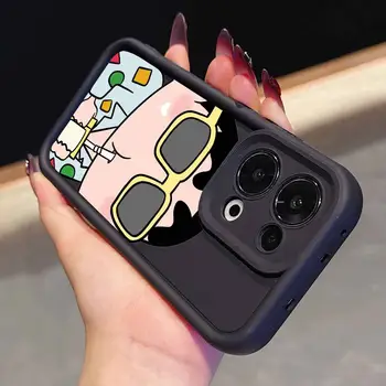 C-Crayon S-ShinChan Cartoon pro Apple iPhone 17 17Air 16 16E 15 14 13 12 Mini 11 Pro Max Oční žebřík Pouzdro na telefon Funda Cover Capa 6 nejlepší prodej Pouzdro na iPhone s pastelkou Shin Chan - №5