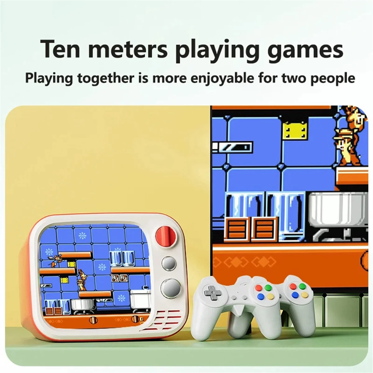 

H7 Retro Nostalgic TV Game Console 3.5Inch Screen 740 Classic Game Dual Players Nostalgic Home TV Game Controller B