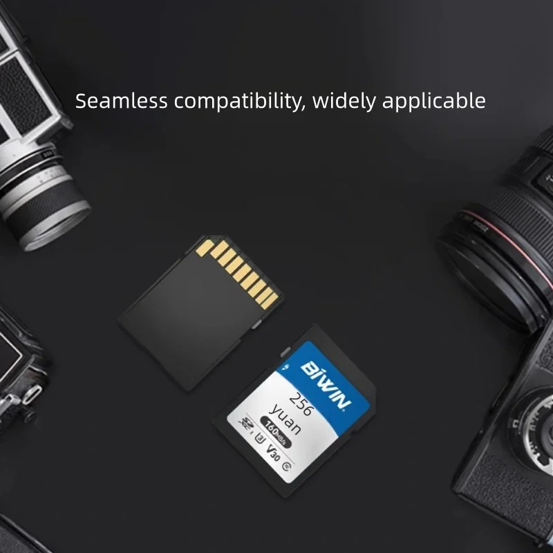 BIWIN SD210 SDXC Memory Card U3 V30 4K UHD SD Card For Digital Camera DASCAM and PC