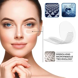 Micro Needle Eye Patches with Hyaluronic Acid Microneedle Eye Mask for Fine Lines Wrinkles 5 Pairs