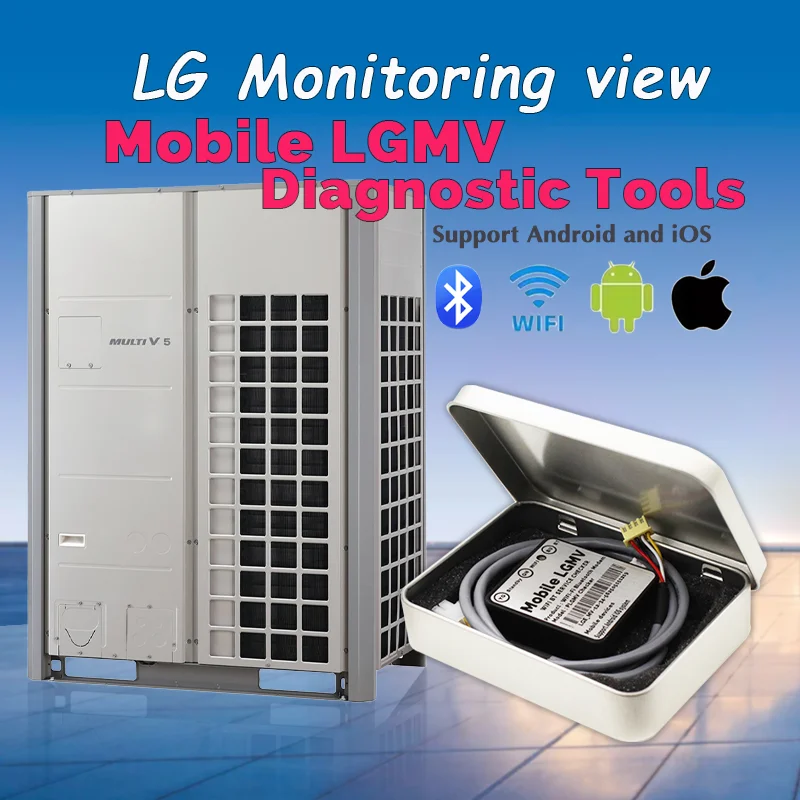 

New Mobile LGMV Monitoring View PLGMVW100 Support Android IOS System for Inspect Diagnosis and Monitor LG Units Easily