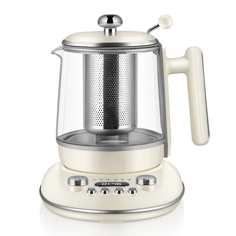 

Health pot stainless steel filter screen tea leak high borosilicate glass stew cup multi-functional tea brewing intelligent