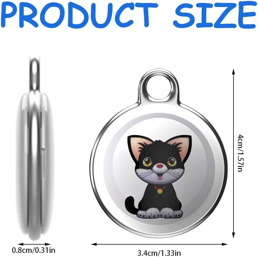 2026Newly upgraded mini GPS cat and dog tracker, no monthly fee tracker, real-time location tracking, waterproof small collar