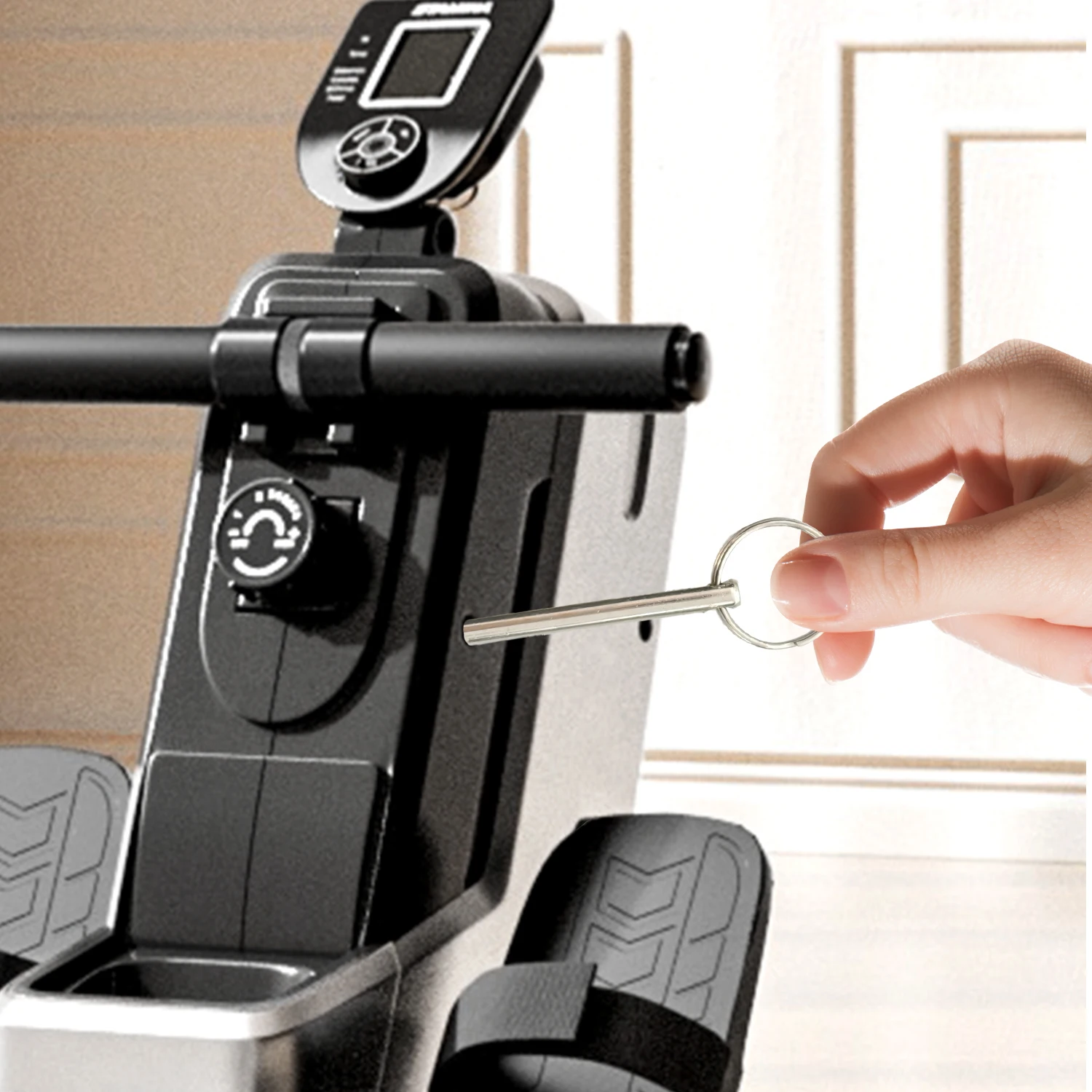 Szybkozłączne kołki pozycjonujące z kulką sprężynową do zawiasów pokładowych łodzi, okucia morskie, kołek pozycjonujący z pierścieniem do wyciągania i blokadą kulkową.