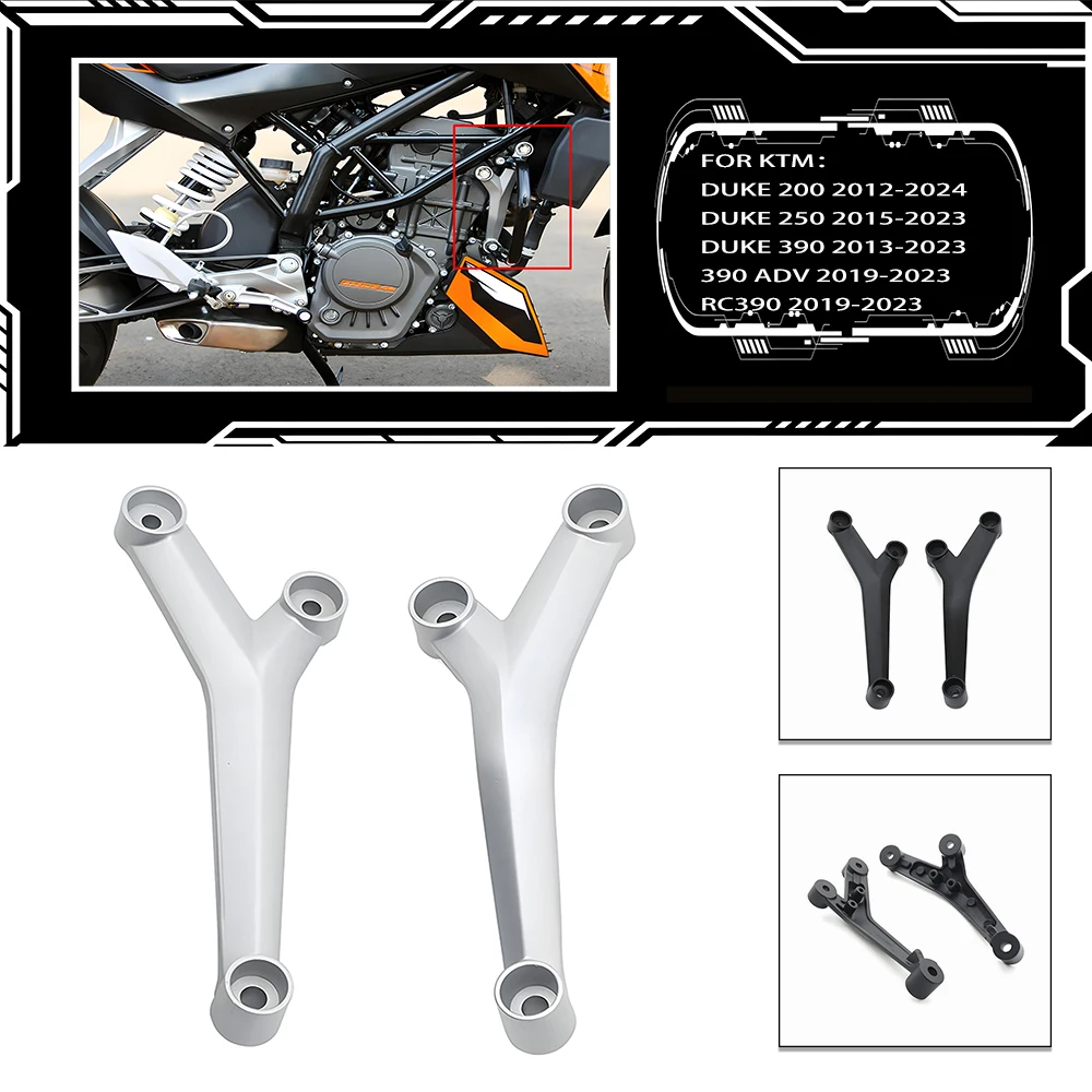For KTM DUKE 200 250 390 ADV RC390 2012-2024 Motorcycle Left and Right Suspension Bracket Engine Support Retaining Bracket