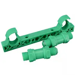 1pc 1/2 PPR shower shower faucet holder double-joint mixing valve opening locator with pressure test plug accessories