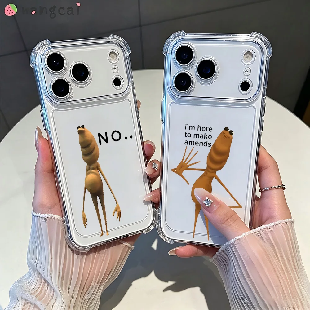 Funny Marcus WormS Phone Case For Samsung Galaxy S26 S25 S24 S23 S22 S21 S20 Edge FE Ultra Plus 4G 5G Anti Fall Clear TPU Cover