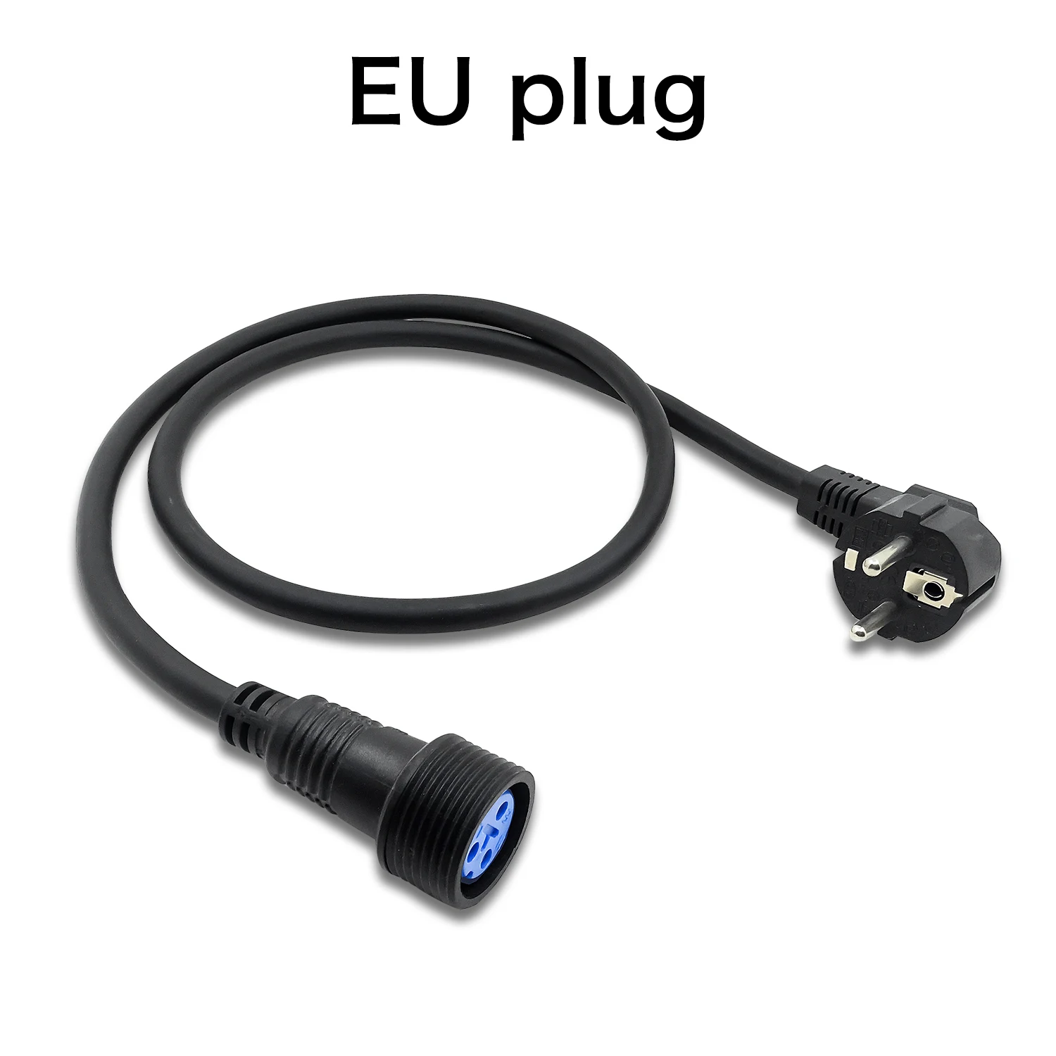 IP65 Waterproof Power Cord 3Pin 1m Waterproof Power Cable EU US AU UK Plug Power Cord For Waterproof Outdoor Stage Lights