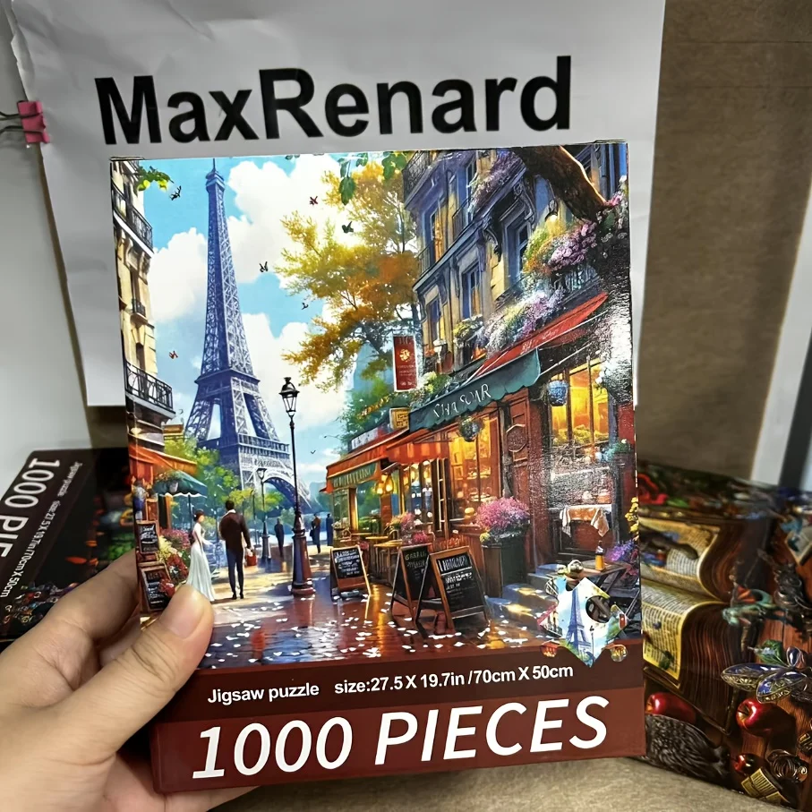 美しいパリの芸術作品をフィギュアにしたジグソーパズル。ハロウィーン、感謝祭、クリスマス、新年、誕生日などに最適です。