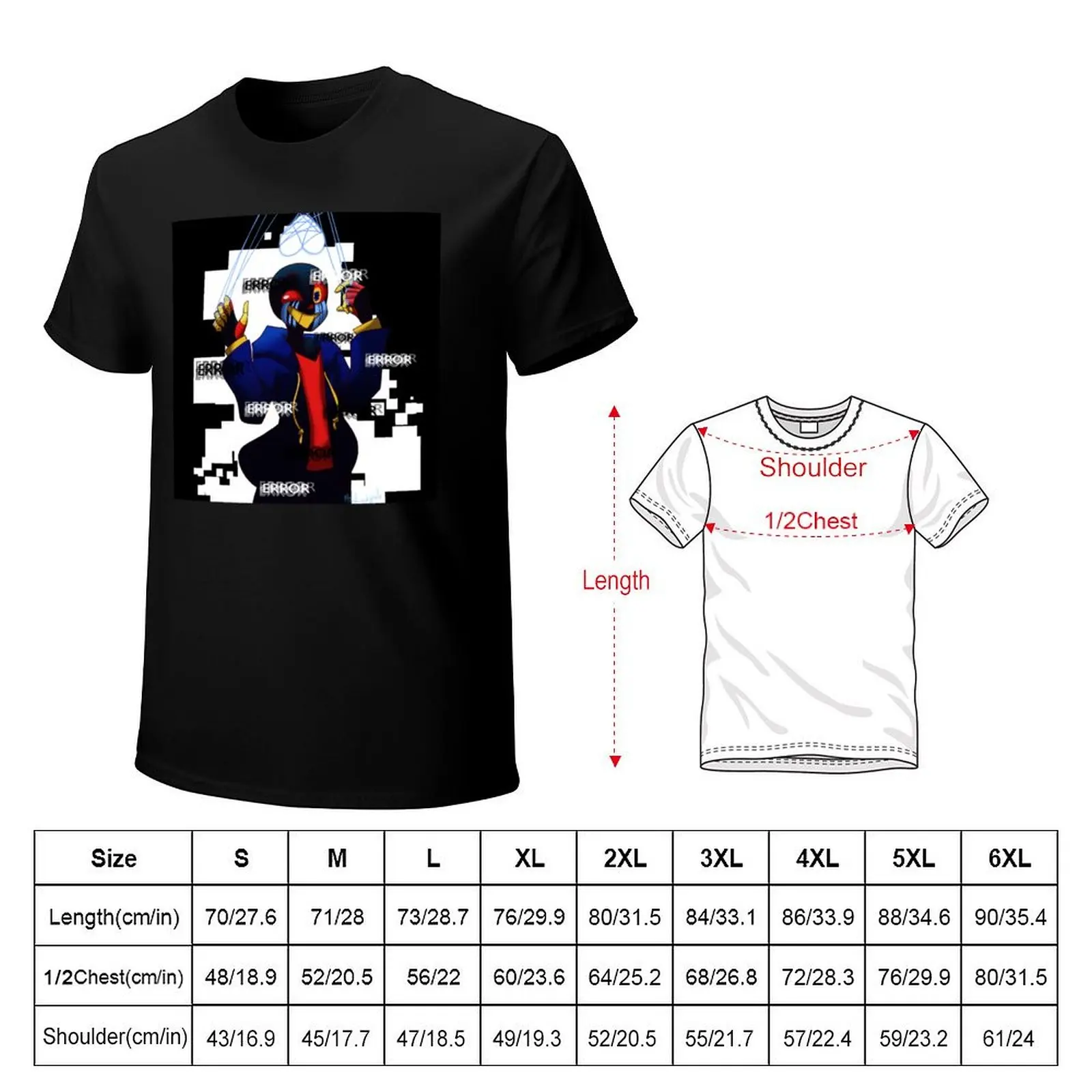 Error sans T-Shirt Soft Basic Cotton Short Sleeve Tee