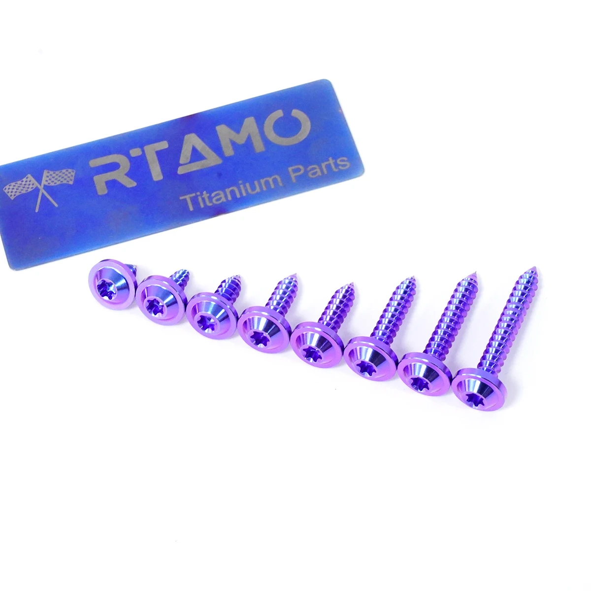 RTAMO Titanium Bolt M5X10-35 UFO Torx Head Self-Tapping Screws for Motorcycle Bicycle Car,CNC Fastener (1PC)