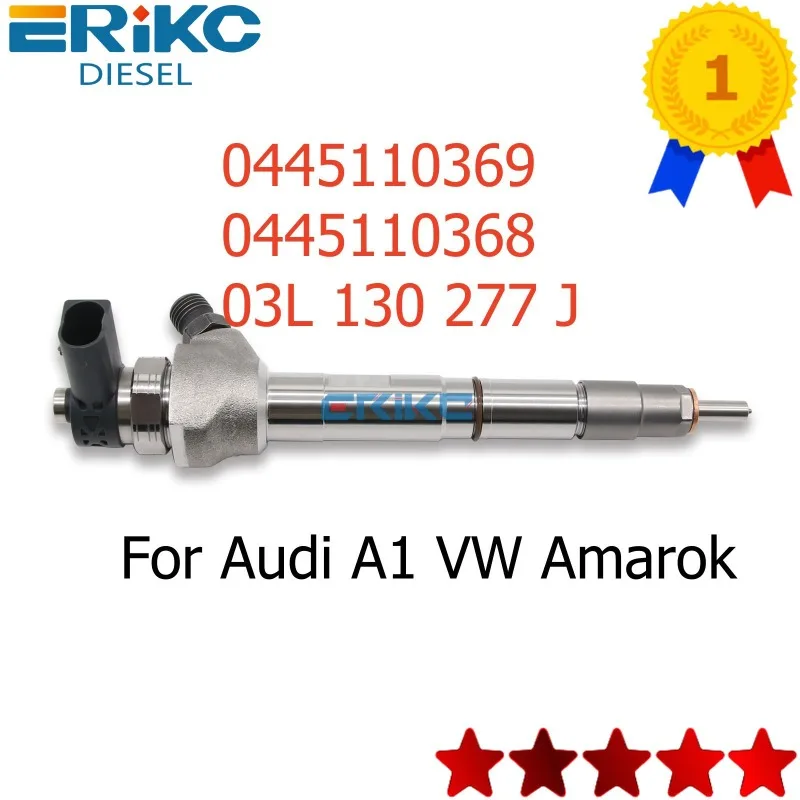 0445110369 Diesel Fuel Injector 0445110368 03L 130 277 J New 03L 130 277J 03L130277J 0986435166 for Audi A1 VW Amarok