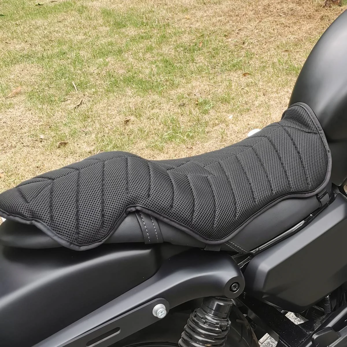 Motorcycle Cushion Cushion Cover Shock Absorbing Sunscreen Waterproof Breathable Heat