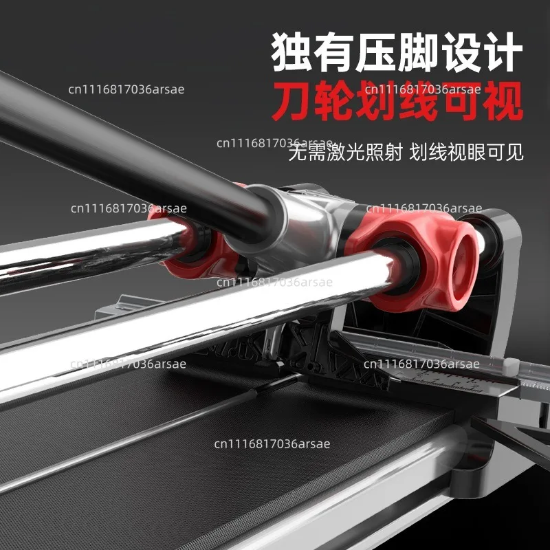 Push Knife Tile Cutter, High-Precision Manual Floor Tile Cutting Tool, Durable Aluminum Alloy Construction
