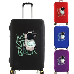 Baggage Dust Cover Luggage Cover Stretch Fabric Suitcase Protector Suitable 18-32 Inch Suitcase Case Travel Organizer cute dog