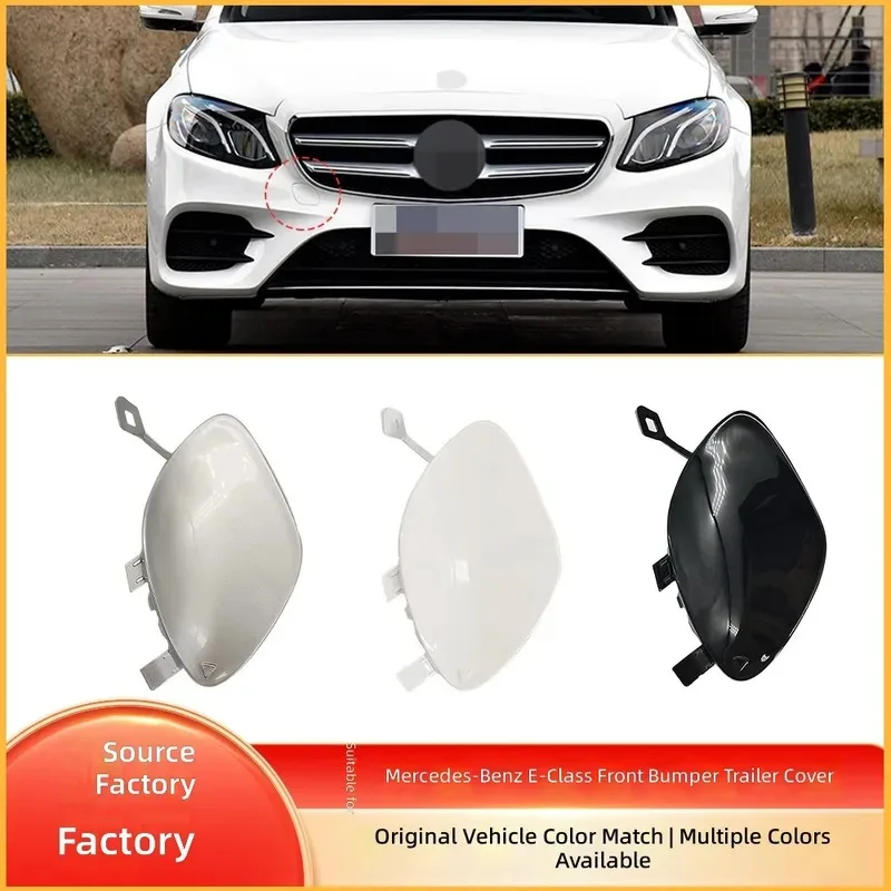 for Mercedes Benz E Class W213 Front Bumper Tow Hook Cover 2016-2020 Traction Eye Cap Trim 2138855200