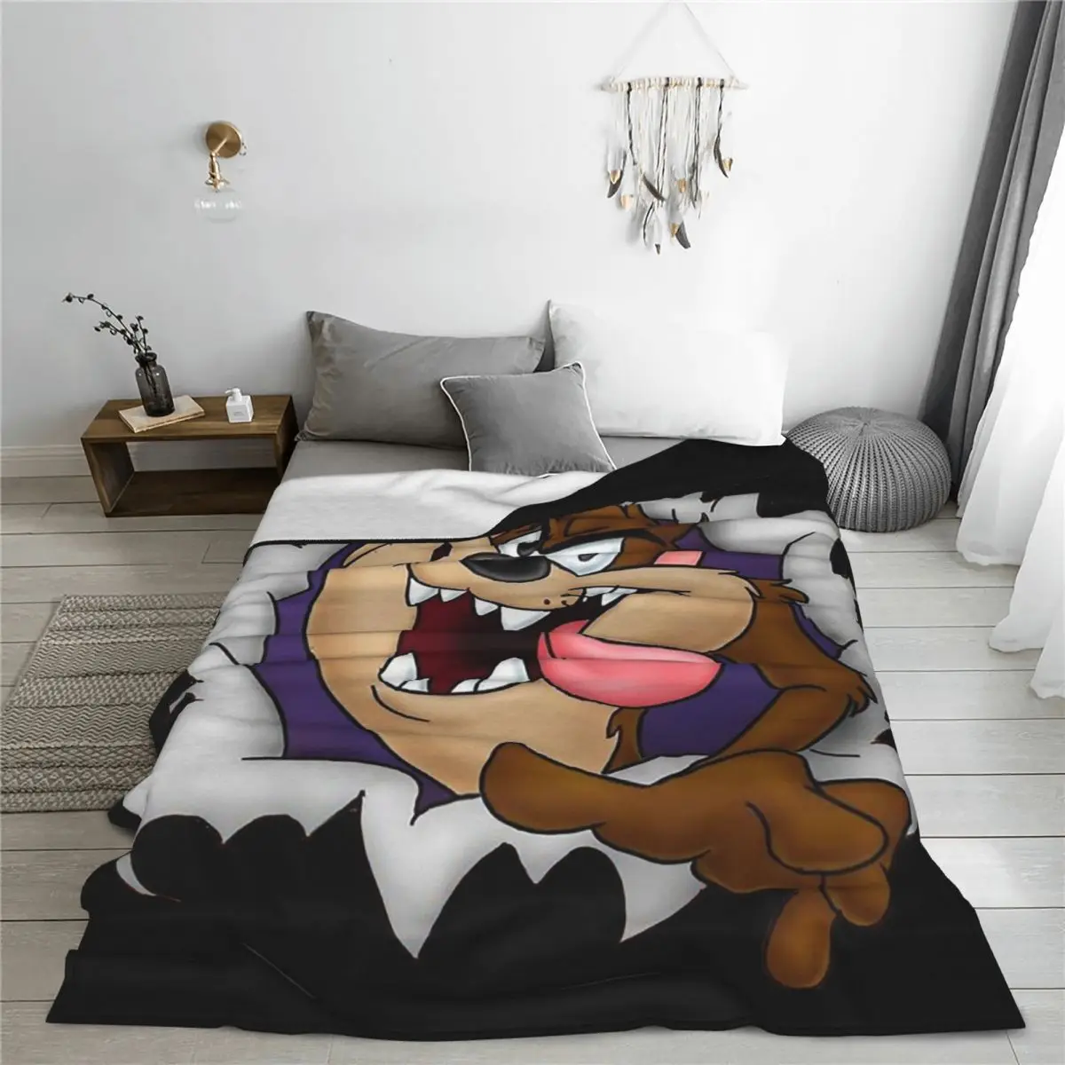 Tasmanian Devil Blankets Fleece Super Soft Sofa Throw Blankets For Couch Bedding Office Throws Bedspread Quilt